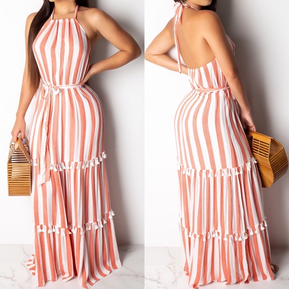 Dresses & Skirts - 🆕 ➳ Sweet Like Candy Tie Tassel Maxi Dress Dresses & Skirts - 🆕 ➳ Sweet Like Candy Tie Tassel Maxi Dress